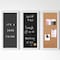 Martha Stewart Everette 18in. x 24in. Cork Board, Chalk Board, Lttr Brd Set w/Psh Pns, Mgnts, Liq Chlk, Lttrs, Wht BR-DK20221011-1-WT-MS - alternate 7